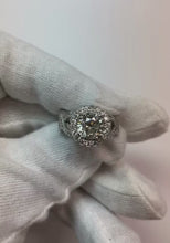3 Carats Round Antique Style Natural Earth Mined Diamond Wedding Ring Fine Jewellery