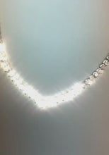 Natural Earth Mined Diamond Tennis Necklace 12 Carats White Gold 14K