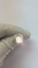 Old Miner Natural Earth Mined Diamond Ring 2 Carats White Gold 14K