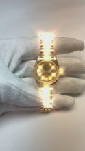 Rolex Year 2001 Datejust Gray Natural Earth Mined Diamond Dial 26 mm Two Tone Ladies Watch