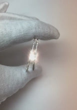 1.5 Ct Round Brilliant Diamond Hoop  Real Earring 14K