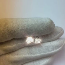 White Gold 2 Ct Shepherd Hook East West Style Oval Natural Earth Mined Diamond Earrings