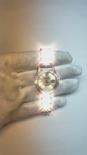 Rolex Datejust 26 mm White Mother Of Pearl Dial Natural Earth Mined Diamond Bezel Stainless Steel Watch