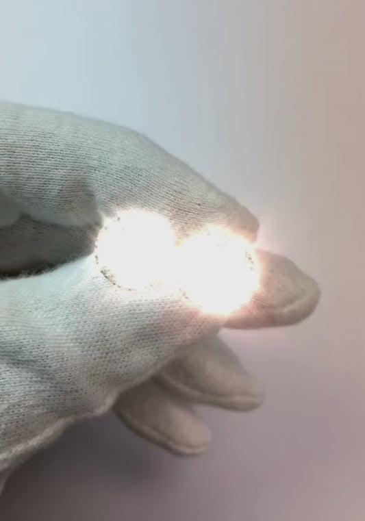 5 Ct Ladies Halo Round Cut Natural Earth Mined Diamonds Stud Earrings