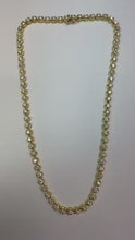 13 Ct White Gold Natural Earth Mined Diamond Tennis Necklace Fine Jewellery