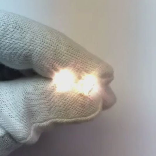 Solitaire Prong Set Round Natural Earth Mined Diamond 1.60 Carats Stud Earrings Jewellery