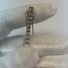 Natural Earth Mined Diamond Tennis Bracelet Prong Set 5 Carats F Vs1 Women Jewellery