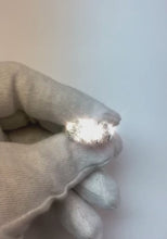 3.26 Carats Natural Earth Mined Diamond Round & Baguette Engagement Ring White Gold 14K