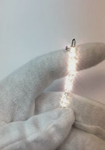 Round Natural Earth Mined Diamond Tennis Bracelet 3.60 Carat White Gold 14K