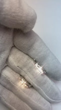 Real Natural Earth Mined Diamond Hoop Earrings for Men