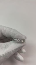 3 Carats Round Cut Real Natural Earth Mined Diamond Wedding Band 14K White Gold