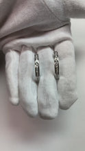 Princess Cut Channel Set Natural Earth Mined Diamond Hoops