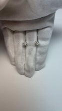 2 Carat Round Real Natural Earth Mined Diamond Earrings Leverback 14K White Gold New