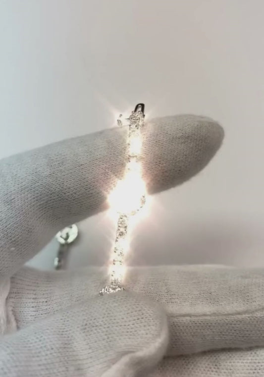 Natural Earth Mined Diamond Anklet