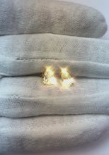 2 Carat Pear Cut Natural Earth Mined Diamond Stud Earrings Yellow Gold Pushback