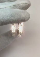 4 Carat Natural Earth Mined Diamond Hoop Earrings