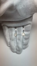 2 Carat Round Real Natural Earth Mined Diamond Earrings Leverback 14K White Gold New