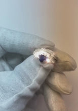 Natural Earth Mined Diamond Wedding Ring Set Heart Blue Sapphire Antique Style 3.50 Carats