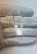 Natural Earth Mined Diamond Necklace Pendant 1.50 Carat Round Cut Bezel Set 14K White Gold