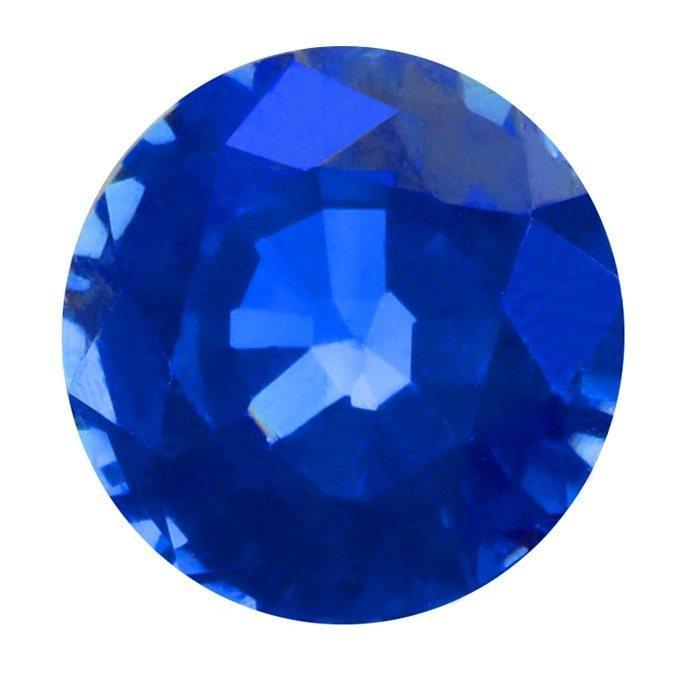 Loose Sapphires Natural Gold with Royal Blue Sapphire – main view