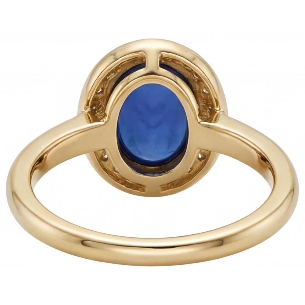 Handcrafted Gemstone Ring 3.75 ct – top view