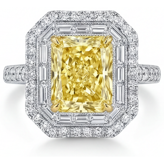 Bespoke Halo Ring 2.50 ct – main view