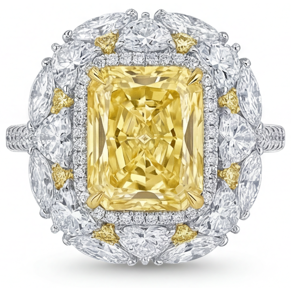 Authentic Yellow Canary Diamond Ring – main view