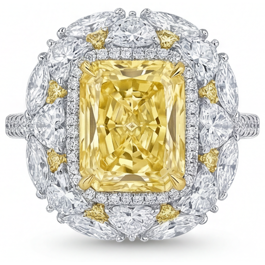 Authentic Yellow Canary Diamond Ring – main view