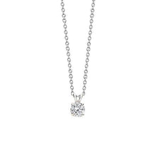 0.85 Carats Women Diamond Necklace Pendant White Gold