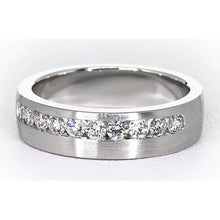 1.50 Carats Round Diamond Anniversary Band White Gold 14K Jewelry