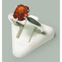 2 Ct Prong Set Radiant Red Ruby White Gold 14K Solitaire Ring