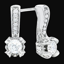 3 Carat Diamond Drop Earring Pair Diamond