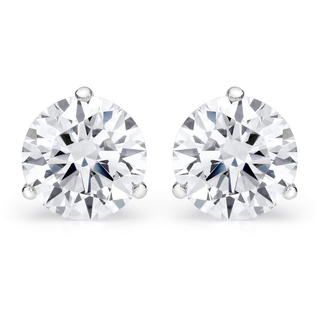 6 Ct. Diamond Studs Earring Ladies Gold Jewelry