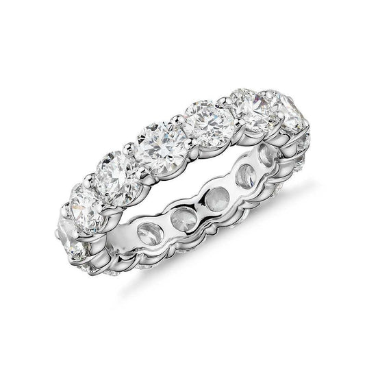 7.50 Carats Brilliant Cut Diamond Women Wedding Band