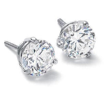 Diamond Ladies Studs Earring 1.60 Ct White Gold 14K