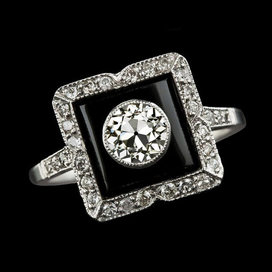 natural round diamond 3.25ct ring front view