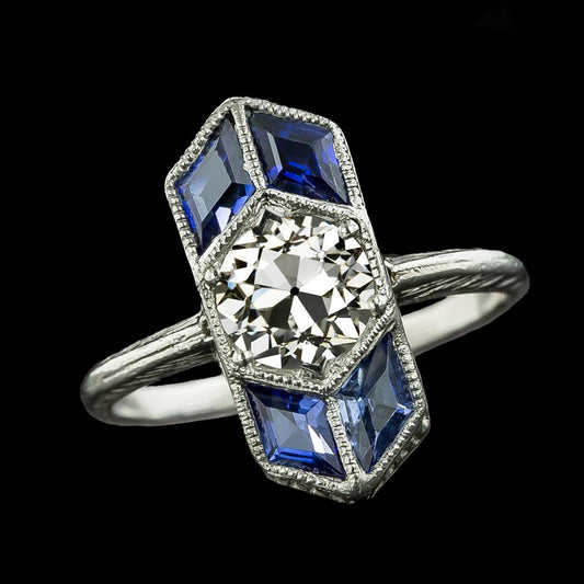 natural round diamond 3.50ct ring front view