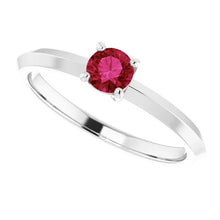 Solitaire Ruby Ring 1.25 Carats 4 Prong Setting Jewelry New