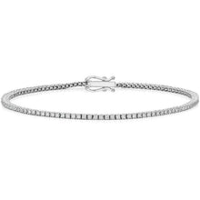 Women Round Diamond Tennis Bracelet White Gold 14K 3 Carats
