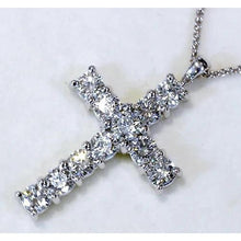 Diamond Cross Pendant 3 Carats