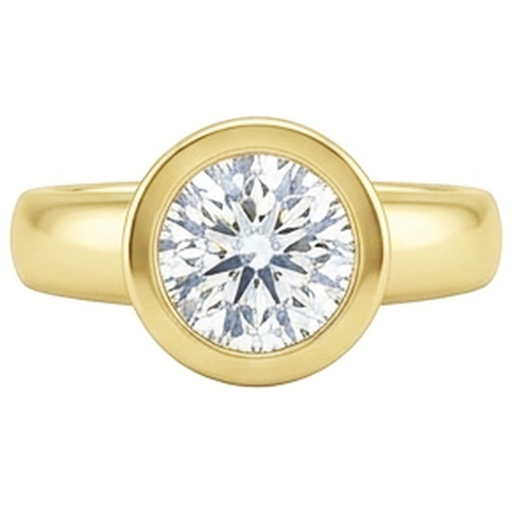 0.50 Carats Solitaire Real Natural Earth Mined DIAMOND ( NOT LAB GROWN ) Solitaire Ring Yellow Gold 14K