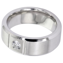 0.50 Ct Men's Single Natural Earth Mined Diamond Ring