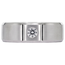 0.50 Ct Men's Single Natural Earth Mined Diamond Ring