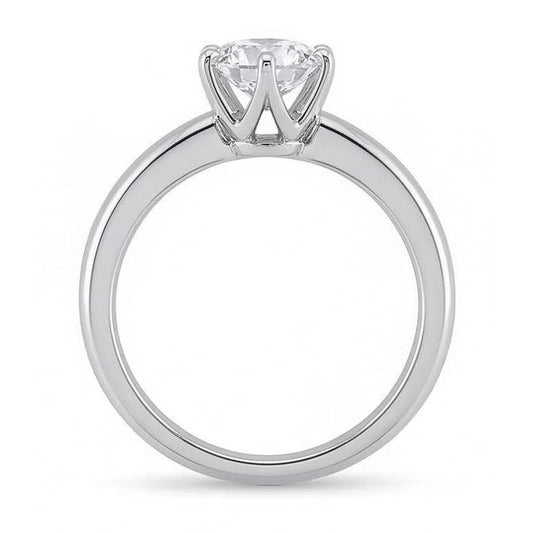 0.75 Carats Natural Earth Mined Diamond Solitaire Engagement Ring Prong Style
