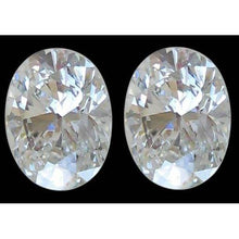 0.80 Carats Pair Oval Cut Natural Loose Diamonds F Vs1 Diamond
