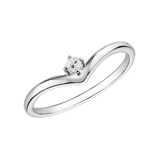 0.50 Carats Solitaire Promise Ring Old Mine Cut Round Real Diamond 4 Prong