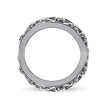 0.70 Carats Round Real Diamond Eternity Wedding Band White Gold 14K