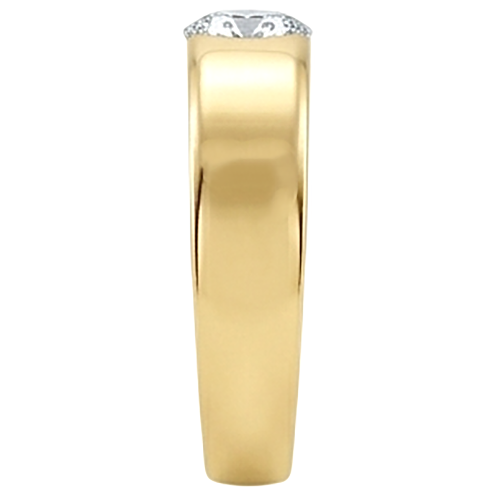 1.25 Ct. Round Brilliant Natural Earth Mined DIAMOND ( NOT LAB GROWN ) Solitaire Engagement Ring Gold Gents