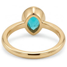 1.25 ct Paraiba Tourmaline Gemstone Ring in 14K Yellow Gold