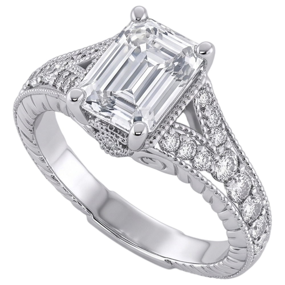 1.36 Ct. Natural Earth Mined DIAMOND ( NOT LAB GROWN )s Engagement Ring White Gold